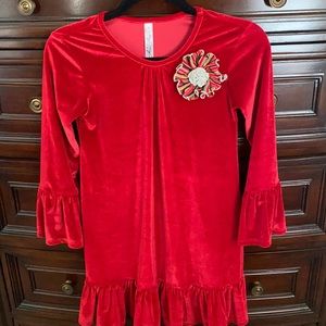 Boutique Love U Lots Velvet Dress